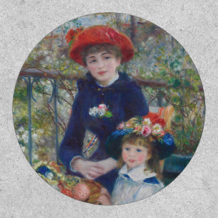 Renoir Two Sisters Terrace French Impressionism  Patch