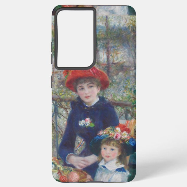 Renoir Two Sisters Terrace French Impressionism  Samsung Galaxy Case (Back)