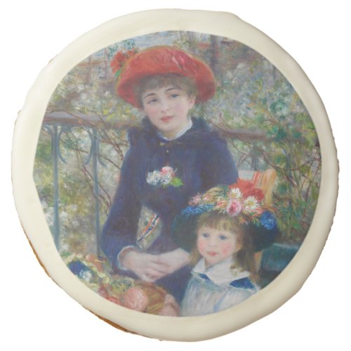 Renoir Two Sisters Terrace French Impressionism  Sugar Cookie