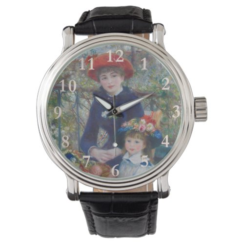 Renoir Two Sisters Terrace French Impressionism  Watch