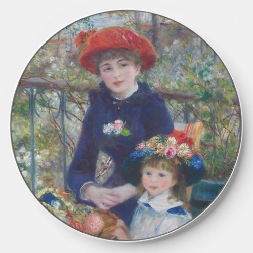 Renoir Two Sisters Terrace French Impressionism  Wireless Charger