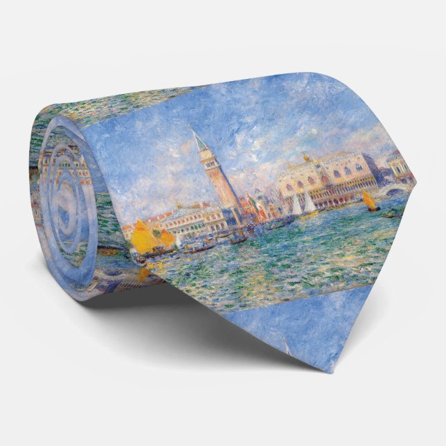Renoir, “ Venice - The Doge’s Palace ” Neck Tie (Rolled)