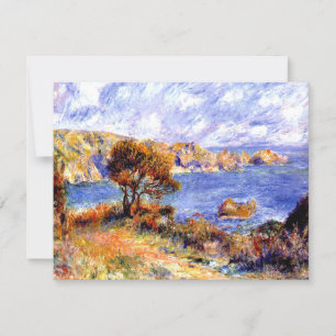 Renoir - View at Guernsey, famous painting Card