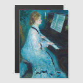Renoir Woman at the Piano Vintage Impressionist (Front/Back)