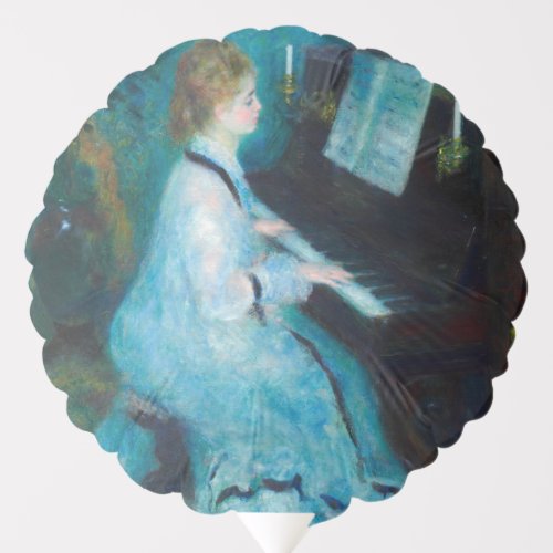 Renoir Woman Piano Music Musician Balloon