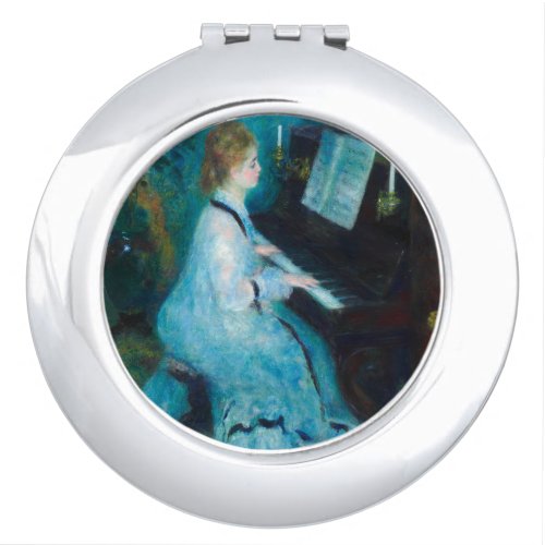 Renoir Woman Piano Music Musician Compact Mirror