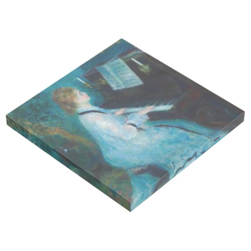 Renoir Woman Piano Music Musician Gallery Wrap