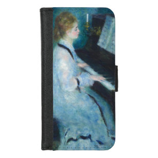 Renoir Woman Piano Music Musician iPhone 8/7 Wallet Case