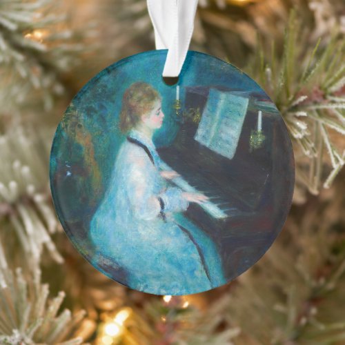 Renoir Woman Piano Music Musician Ornament
