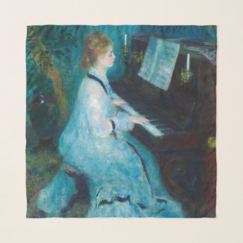 Renoir Woman Piano Music Musician Scarf