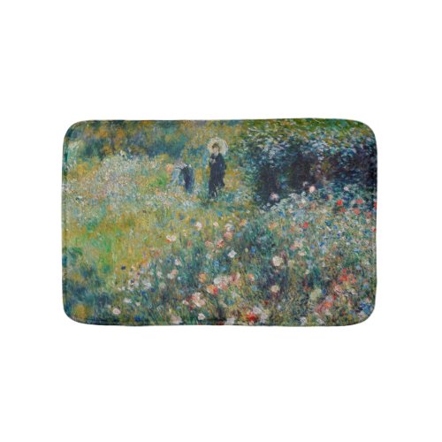 Renoir _ Woman with a Parasol in a Garden Bath Mat