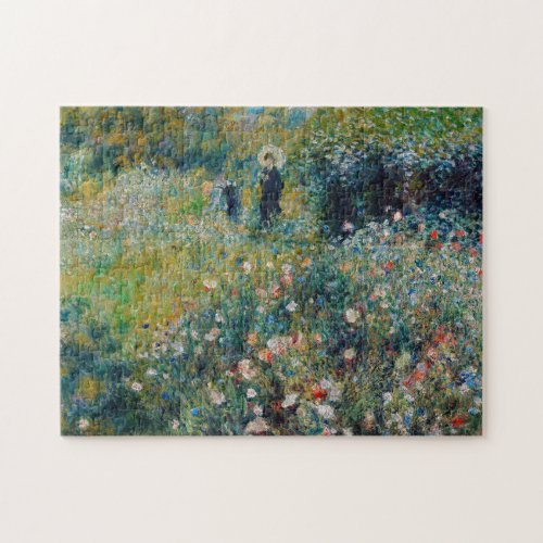 Renoir _ Woman with a Parasol in a Garden Jigsaw Puzzle
