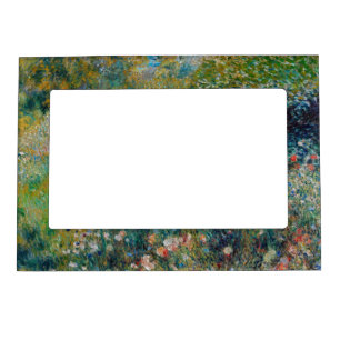 Renoir - Woman with a Parasol in a Garden Magnetic Frame