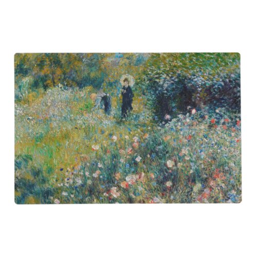 Renoir _ Woman with a Parasol in a Garden Placemat