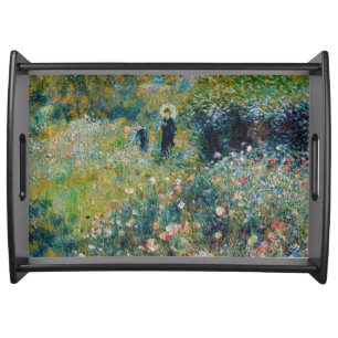 Renoir - Woman with a Parasol in a Garden Serving Tray