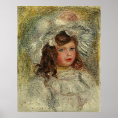 Renoir _ Young Girl In A Hat 1905 Poster