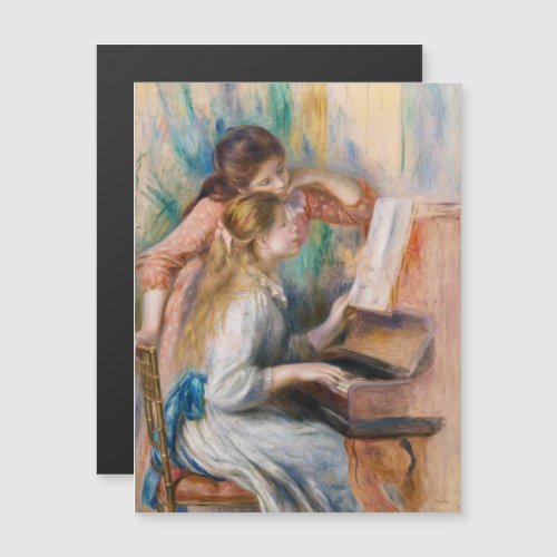 Renoir _ Young Girls at the Piano Magnetic Card