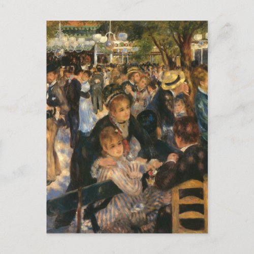 Renoirs Bal du   de la Galette 1876 Postcard