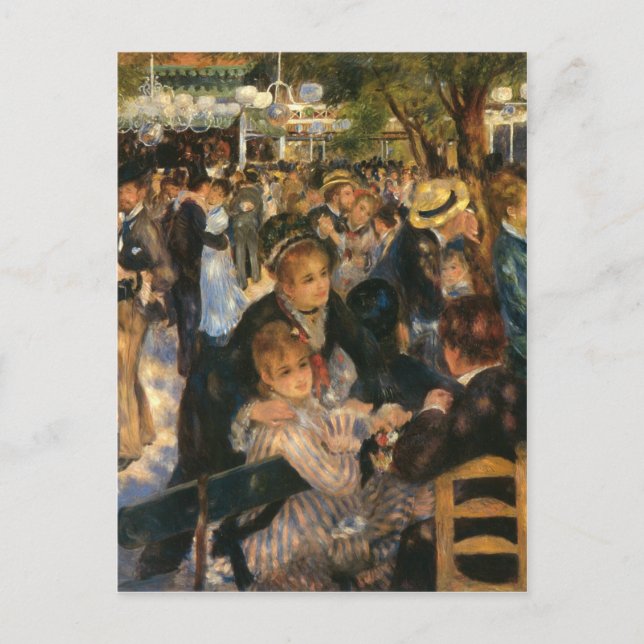 Renoir's Bal du   de la Galette (1876) Postcard (Front)
