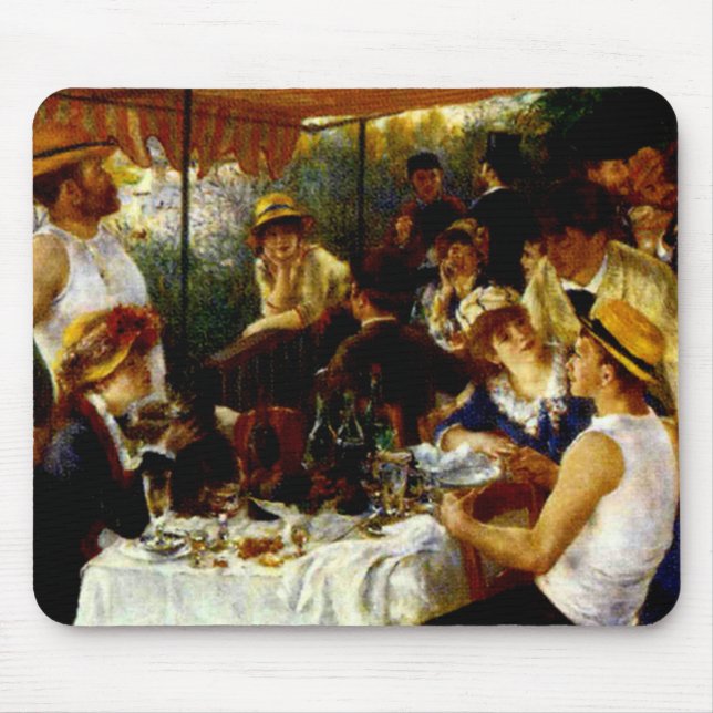 RENOIR'S "BOAT PARTY" MOUSE PAD (Front)