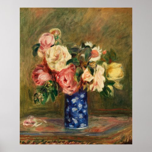 Renoirs Bouquet of Roses Poster