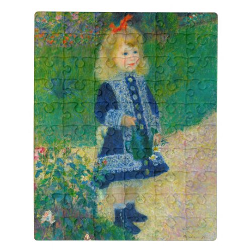 Renoirs Little Girl in Blue with Watering Can Jigsaw Puzzle