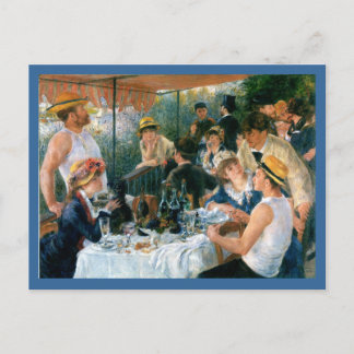 Renoir's Luncheon of the Boating Party (1881) Invitation Postcard