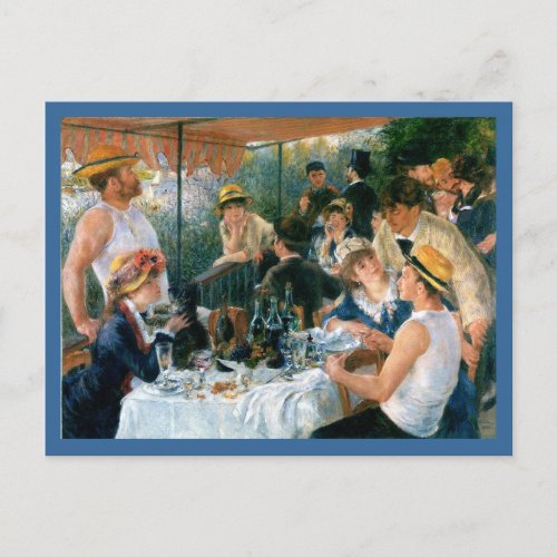 Renoirs Luncheon of the Boating Party 1881 Invitation Postcard