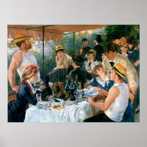 Renoirs Luncheon of the Boating Party 1881 Poster