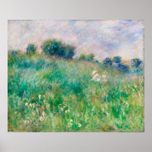 Renoirs Meadow Poster