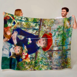 Renoir's Mother and Child  Fleece Blanket
