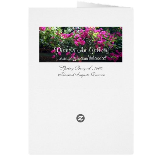 Renoir's Spring Bouquet (Back)