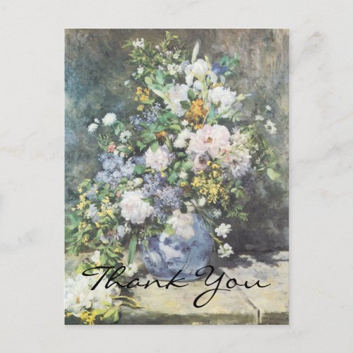 Renoirs Spring Bouquet Postcard