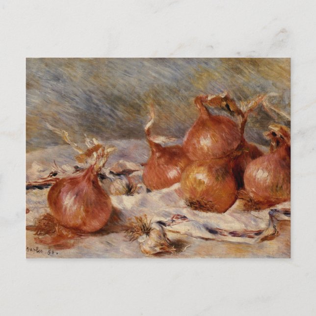 Renoir's Still Life with Onions (1881) Postcard (Front)