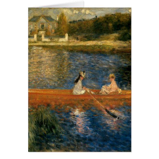 Renoir's The Seine at Asnières (The Skiff) ca 1879 Card