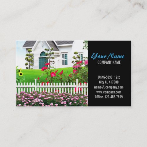 Renovation Carpentry Construction landscaping Business Card