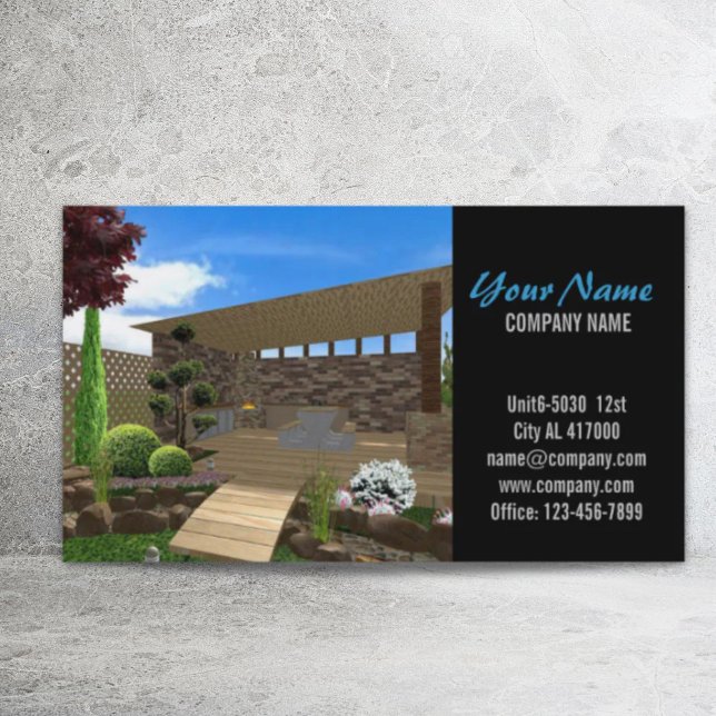 Renovation Carpentry Construction landscaping Business Card (Renovation Carpentry Construction landscaping Business Card)