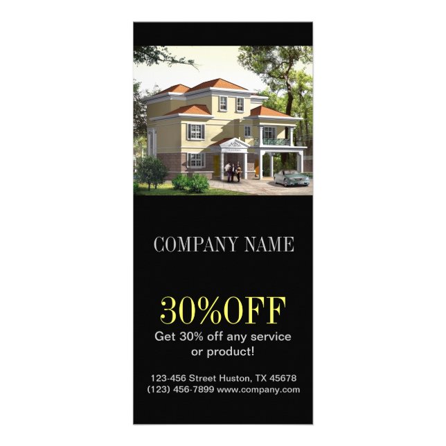 Renovation Construction Home Remodeling Realtor Rack Card (Front)