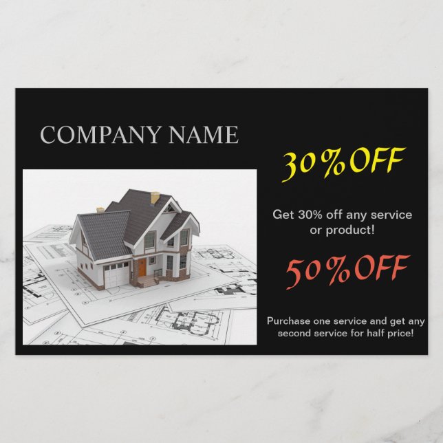 Renovation Handyman Construction architect Flyer (Front)