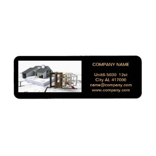 Renovation Home Remodeling Contractor Construction Label