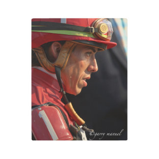 Renowned Jockey - Irad Ortiz, Jr. Metal Print