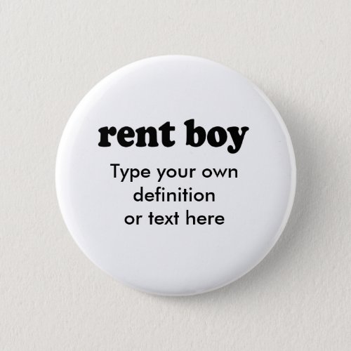 RENT BOY BUTTON