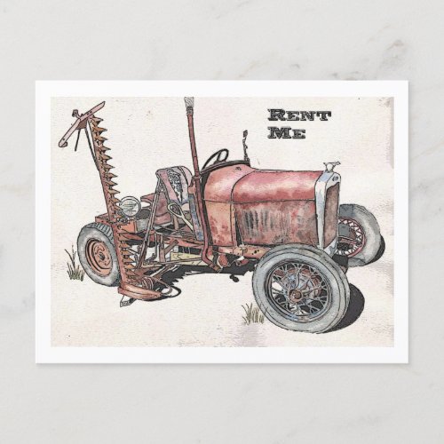 Rent Me Postcard