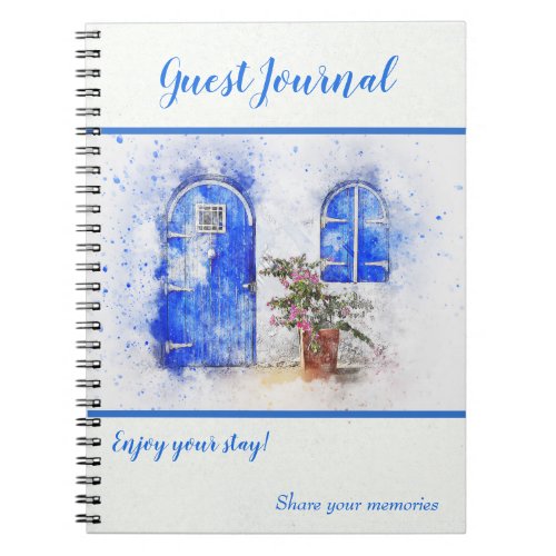Rental Holiday Vacation Home Guest Book Journal