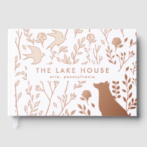 Rental Home Lake Cabin Welcome Guest Book