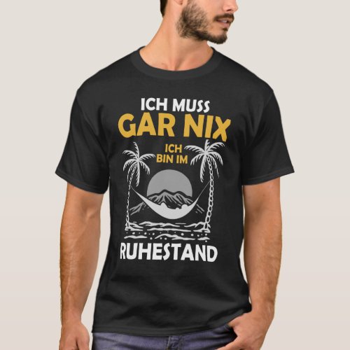 Rentner Urlaub Strand Ruhestand T_Shirt