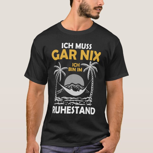 Rentner Urlaub Strand Ruhestand T-Shirt (Front)