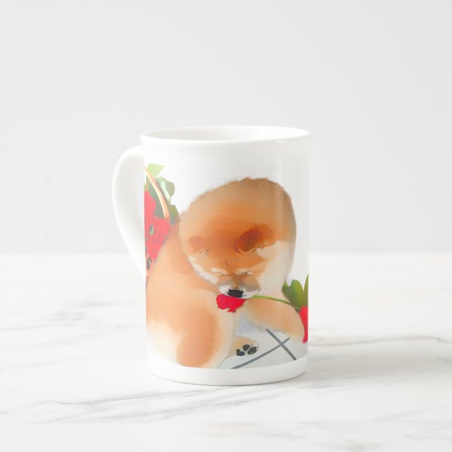 RENY heARTdog bone china mug (Front Left)
