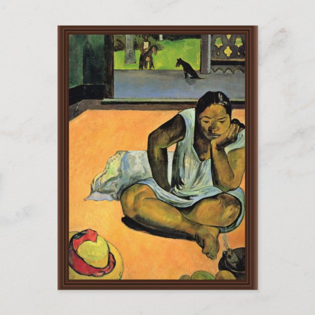 Reo Mä `Ohi: Te Faaturuma (Te Vahine Fa'At?"Ruma), Postcard (Front)