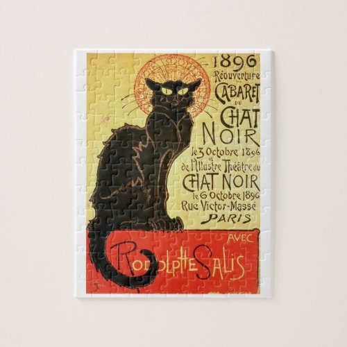 Reopening of the Chat Noir Cabaret 1896 colour l Jigsaw Puzzle